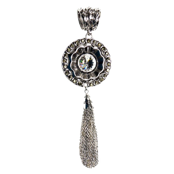 Isabellas Journey 6 Large Scarf Pendants Fashion Jewelry Necklace Slide NWT - Picture 4 of 13